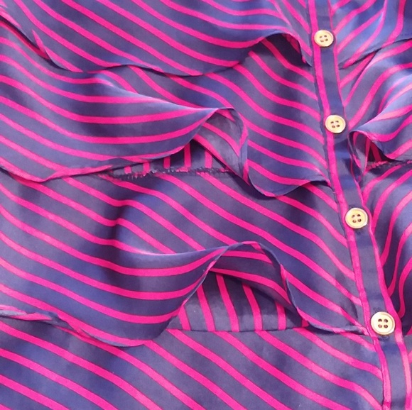 Spaghetti strap striped blouse - Picture 2 of 4